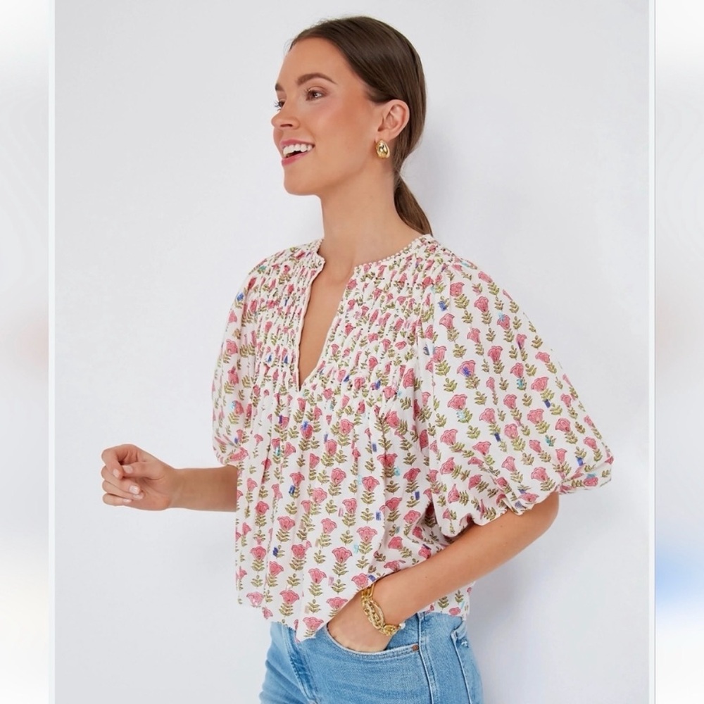 SAYLOR Cherry Blossom Jiby Blouse